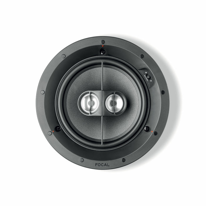 Focal 100 IC6ST Hi-Fi 6.5" 100W Max Power 8 Ohm Stereo-Input in-Ceiling Speaker, (Each)