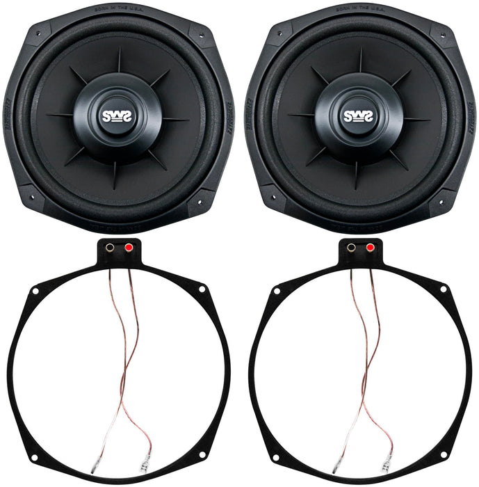 Earthquake Sound SWS-8Xi 8" 300 Watts 2 Ohm Shallow Subwoofer (pair)