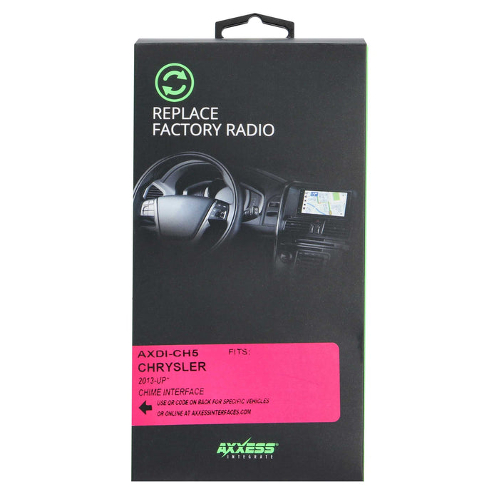 Axxess AXDI-CH5 Radio Replace Interface w/Chime Retention for select Chrysler 2013-Up*