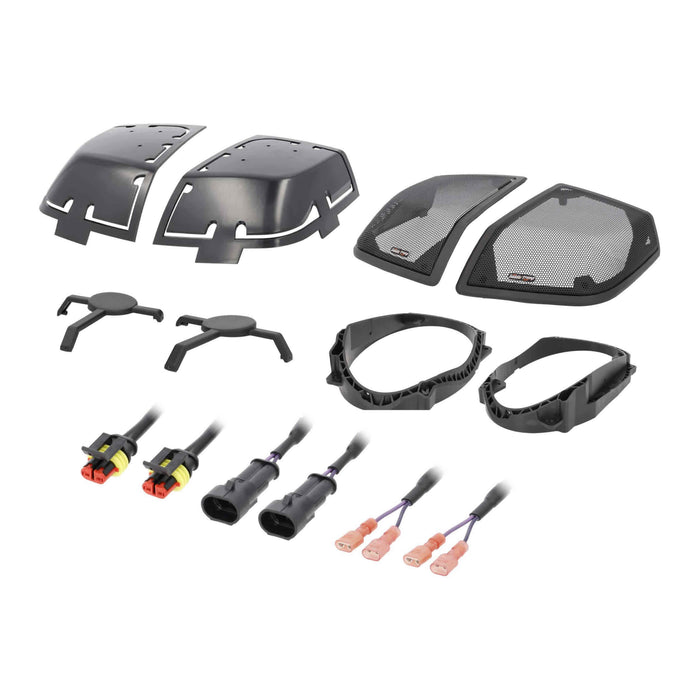 Metra BC-HDC69-2 6x9" Speaker Adapters Cut-In Saddlebag Lids for select 2014-2023 Harley Davidson