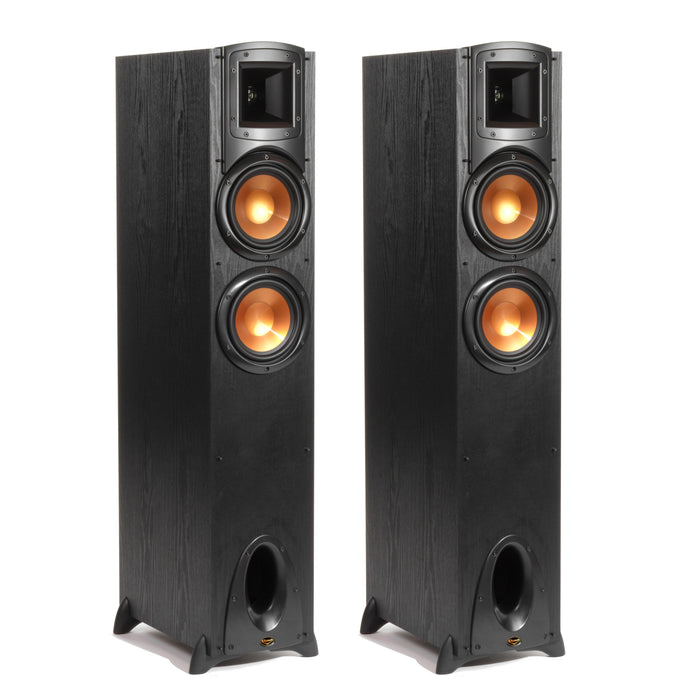 Klipsch Synergy Black Label F-200 2.0 Dual 6.5” High Output Woofers Floorstanding Speaker , Black (pair)