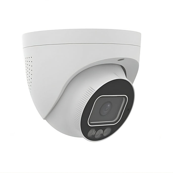 Uniview 8MP 2.8mm Fixed Eyeball IP Network Turret Security Camera HD Intelligent Light and Audible Warning