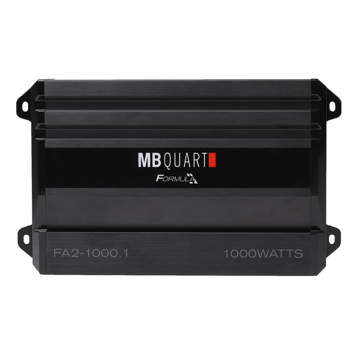 MB Quart FA2-1000.1 Formula 1000 Watt Monoblock Class D Car Amplifier