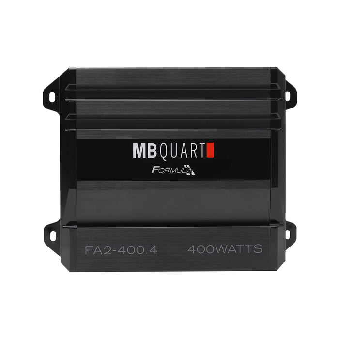 MB Quart FA2-400.4 Formula 400 Watt 4 Channel Class D Car Audio Amplifier