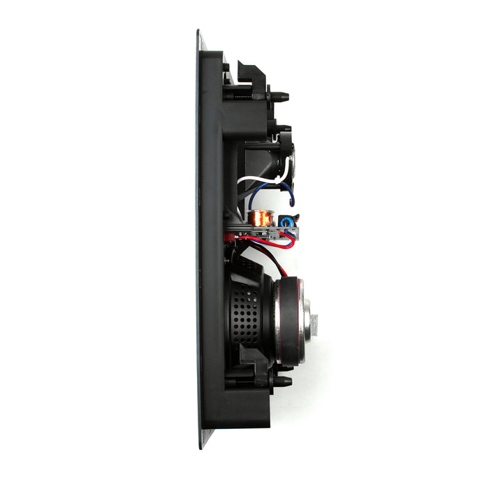 Klipsch R-3650-W II 6.5" 200W Max Power In-Wall Speaker, White (each)