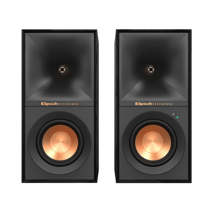 Klipsch R-40PM 4" 240W Powered Bookshelf Speaker with Bluetooth - Black (pair)