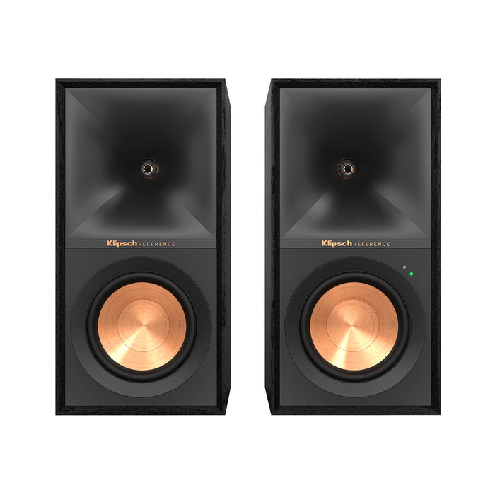 Klipsch R-50PM 5.25" 240W Powered Bookshelf Speaker with Bluetooth - Black (pair)