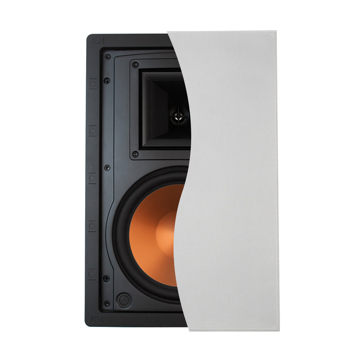 Klipsch R-5800-W II 8-inch 200W Peak Power In-Wall Speaker, White (each)