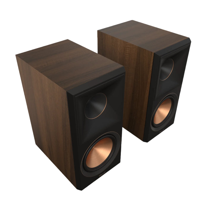 Klipsch RP-600M II Reference Premiere 6.5" 400 Watts Home Audio Bookshelf Speakers (Walnut, Pair)