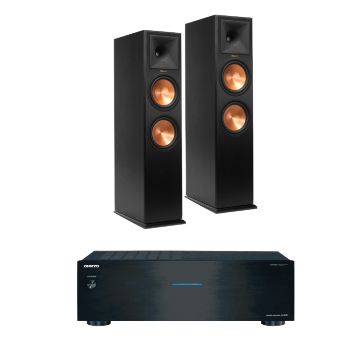 Klipsch Reference Premiere RP-280F Floorstanding Speaker and Onkyo M-5010 2-Channel Home Audio Power Amplifier