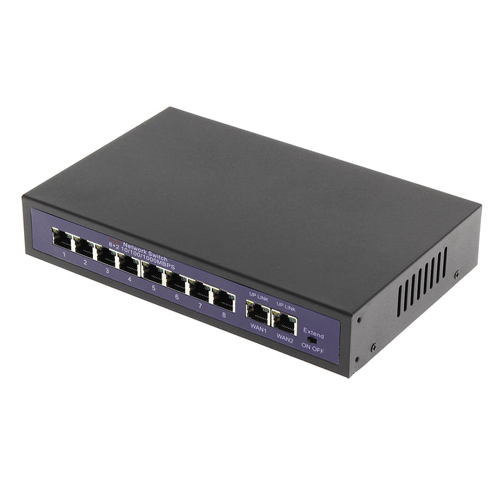 8-Port Unmanaged Gigabit Network PoE Switch 120W 8 PoE Ports