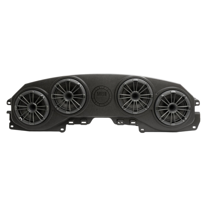 MB Quart MBQJ-48HRGB Jeep Wrangler / Gladiator Tuned Rear Soundbar with 8" Compression Horn Speakers Enclosure and RGB LED Lighting