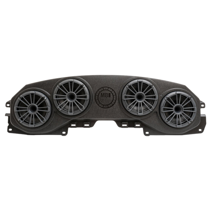 MB Quart MBQJ-48HRGB Jeep Wrangler / Gladiator Tuned Rear Soundbar with 8" Compression Horn Speakers Enclosure and RGB LED Lighting