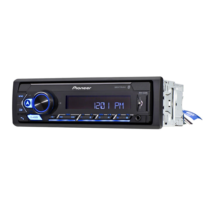 Pioneer MVH-S322BT Bluetooth Car Stereo with USB/AUX, Smartphone Sync & Hands-Free Calling