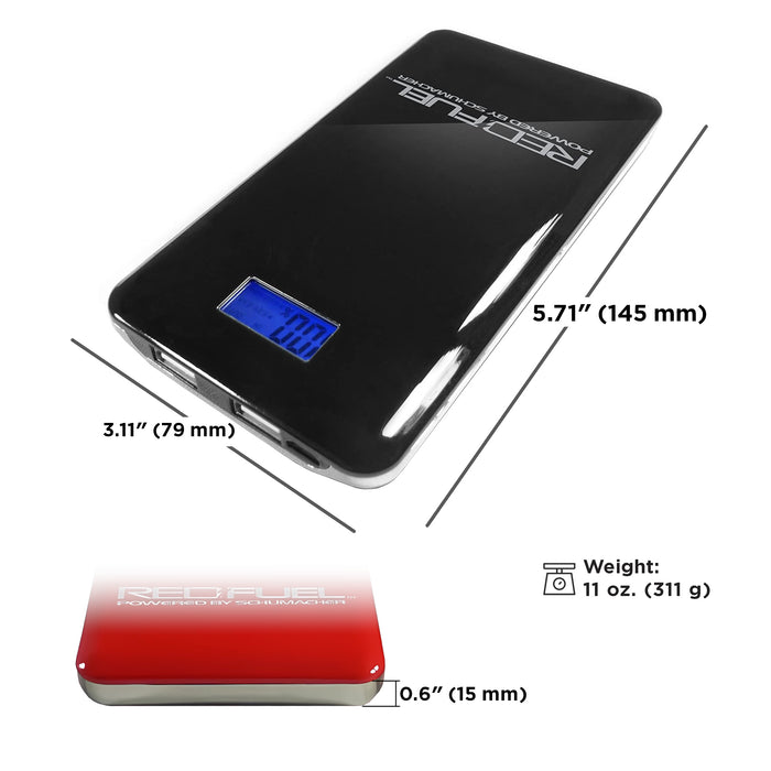 Portable Power Bank 10000mAh Dual USB Battery Charger For Mobile Phone with LCD Display