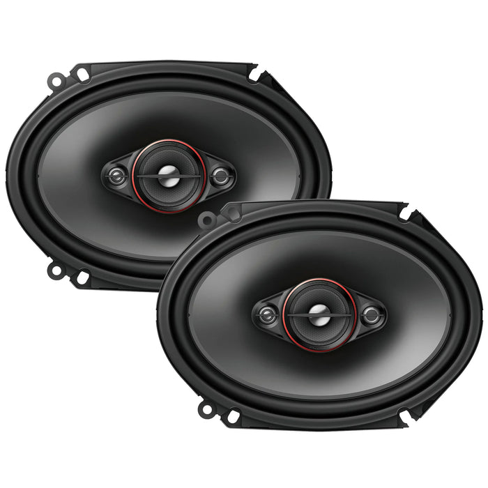 Pioneer TS-800M 6" x 8" inch 4-Way Full Range 350W Max Power Coaxial Speakers (Pair)