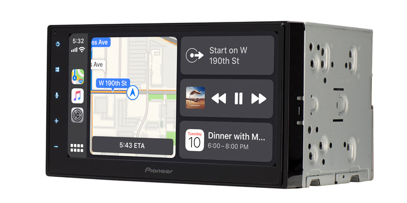 8 Media Receiver with Wireless Android Auto & Apple Carplay