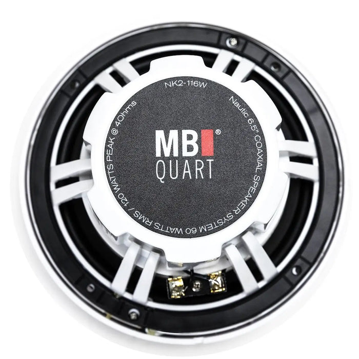 MB Quart NPW-254 10" Marine Subwoofer & NK2-116W 6.5" 2-Way Marine Speakers MB Quart