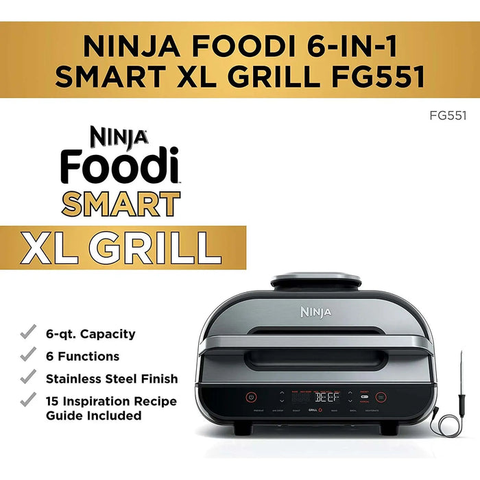 User manual Ninja Foodi Smart XL Grill AG551 (English - 12 pages)